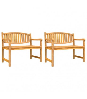 vidaXL 5 Piece Garden Dining Set Solid Wood Teak