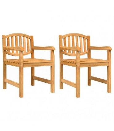 vidaXL 5 Piece Garden Dining Set Solid Wood Teak