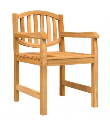 vidaXL 5 Piece Garden Dining Set Solid Wood Teak