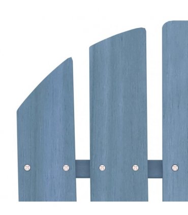 vidaXL Garden Adirondack Chair Solid Fir Wood Blue