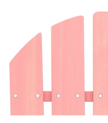 vidaXL Garden Adirondack Chair Solid Fir Wood Pink