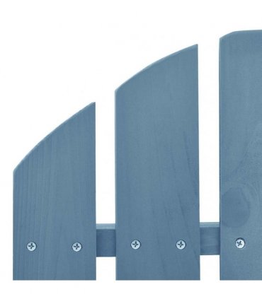 vidaXL Garden Adirondack Rocking Chair Solid Fir Wood Blue