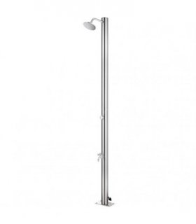 vidaXL Garden Shower 215 cm Stainless Steel