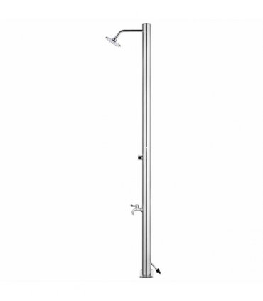 vidaXL Garden Shower 215 cm Stainless Steel