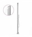 vidaXL Garden Shower 220 cm Stainless Steel
