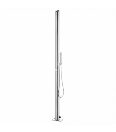 vidaXL Garden Shower 220 cm Stainless Steel