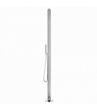 vidaXL Garden Shower 220 cm Stainless Steel