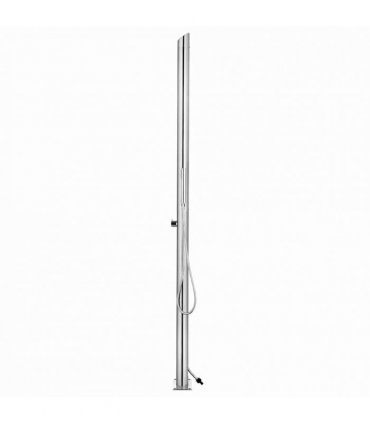 vidaXL Garden Shower 220 cm Stainless Steel