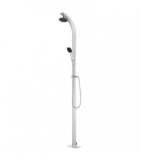 vidaXL Garden Shower 215 cm Aluminium