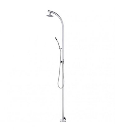 vidaXL Garden Shower 215 cm Aluminium