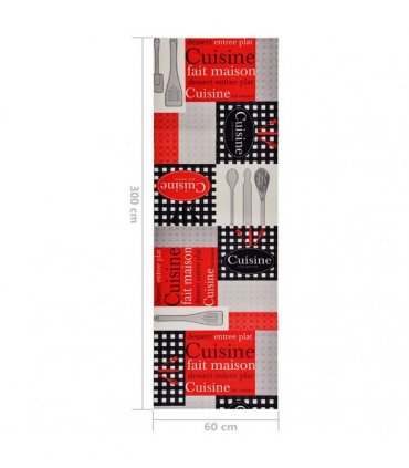 vidaXL Kitchen Carpet Washable Cuisine 60x300 cm