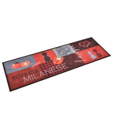 vidaXL Kitchen Carpet Washable Tomatoes 60x300 cm