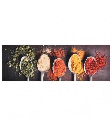 vidaXL Kitchen Carpet Washable Spoons 60x300 cm