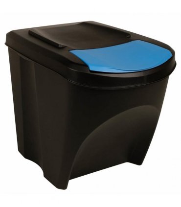 vidaXL Stackable Dustbins 3 pcs Anthracite 75 L