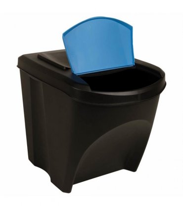 vidaXL Stackable Dustbins 3 pcs Anthracite 75 L
