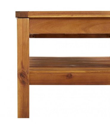 vidaXL Coffee Table 65x65x35 cm Solid Acacia Wood