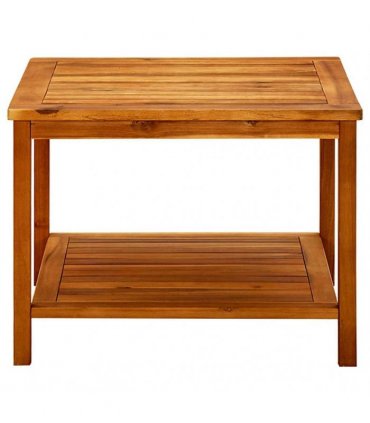 vidaXL Coffee Table 60x60x45 cm Solid Acacia Wood