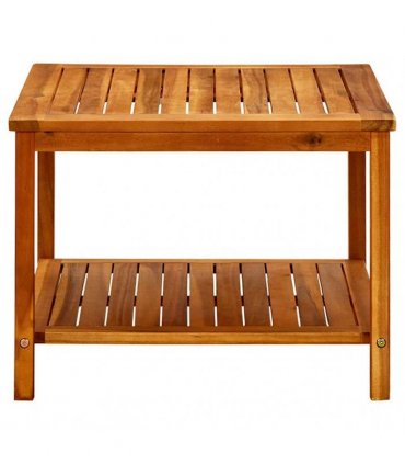 vidaXL Coffee Table 60x60x45 cm Solid Acacia Wood