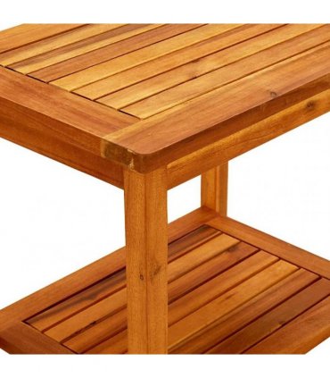 vidaXL Coffee Table 50x35x45 cm Solid Acacia Wood