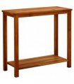 vidaXL Garden Console Table 80x35x75 cm Solid Acacia Wood