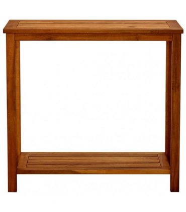 vidaXL Garden Console Table 80x35x75 cm Solid Acacia Wood
