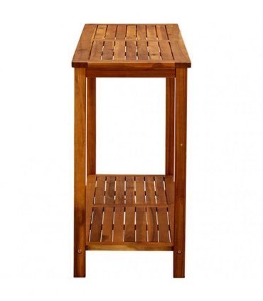 vidaXL Garden Console Table 110x40x75 cm Solid Acacia Wood