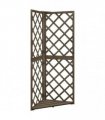 vidaXL Corner Trellis Grey 50x50x145 cm Solid Fir Wood