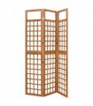 vidaXL 3-Panel Room Divider/Trellis Solid Fir Wood 121x180,5 cm