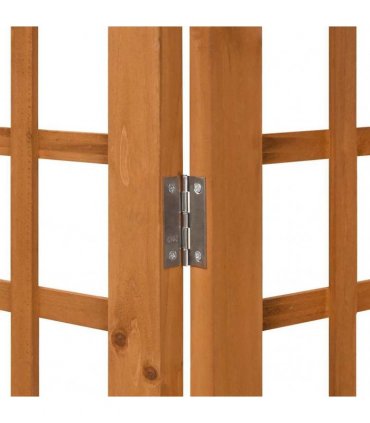 vidaXL 3-Panel Room Divider/Trellis Solid Fir Wood 121x180,5 cm