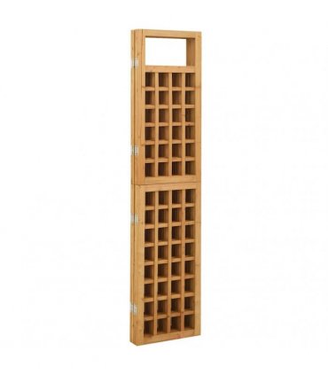 vidaXL 4-Panel Room Divider/Trellis Solid Fir Wood 161x180 cm