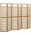 vidaXL 6-Panel Room Divider/Trellis Solid Fir Wood 242,5x180 cm