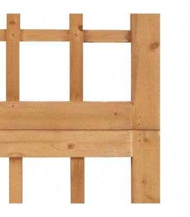 vidaXL 6-Panel Room Divider/Trellis Solid Fir Wood 242,5x180 cm