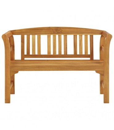 vidaXL Rose Bench 2 -Seater 114 cm Solid acacia wood Natural