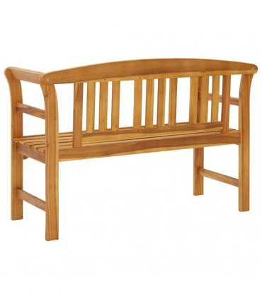 vidaXL Rose Bench 2 -Seater 114 cm Solid acacia wood Natural