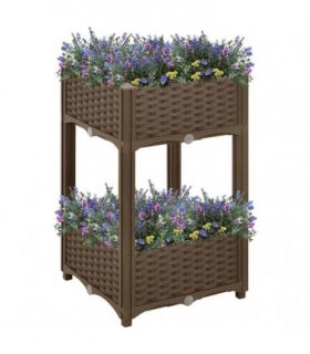 vidaXL Raised Bed 40x40x71 cm Polypropylene