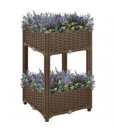 vidaXL Raised Bed 40x40x71 cm Polypropylene
