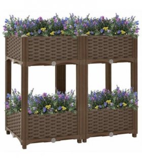 vidaXL Raised Bed 80x40x71 cm Polypropylene