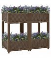 vidaXL Raised Bed 80x40x71 cm Polypropylene