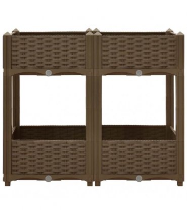 vidaXL Raised Bed 80x40x71 cm Polypropylene