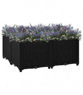 vidaXL Raised Bed 80x80x38 cm Polypropylene