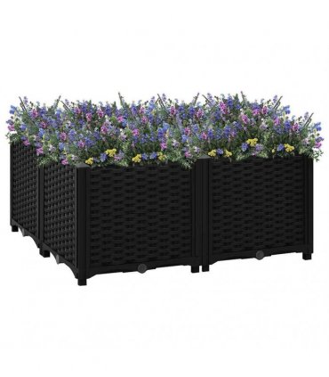 vidaXL Raised Bed 80x80x38 cm Polypropylene