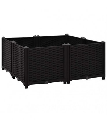 vidaXL Raised Bed 80x80x38 cm Polypropylene