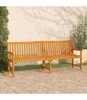 vidaXL Garden Bench 220 cm Solid Acacia Wood