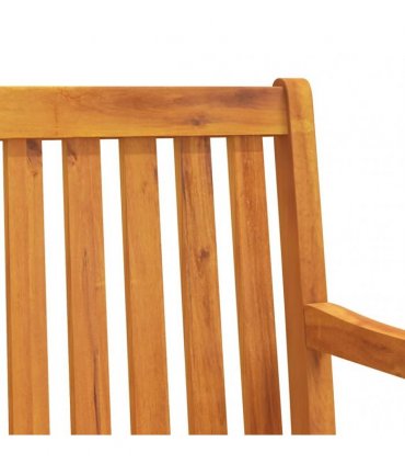 vidaXL Garden Bench 220 cm Solid Acacia Wood