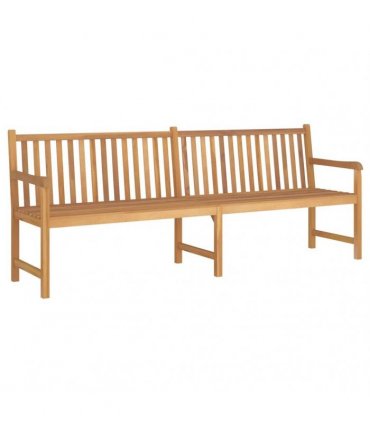 vidaXL Garden Bench 228 cm Solid Teak Wood