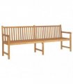 vidaXL Garden Bench 228 cm Solid Teak Wood