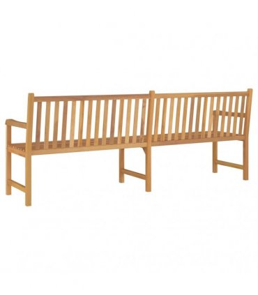vidaXL Garden Bench 228 cm Solid Teak Wood