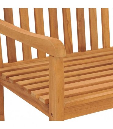 vidaXL Garden Bench 180 cm Solid Teak Wood