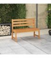 vidaXL Garden Bench 114 cm Solid Teak Wood