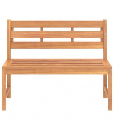 vidaXL Garden Bench 114 cm Solid Teak Wood